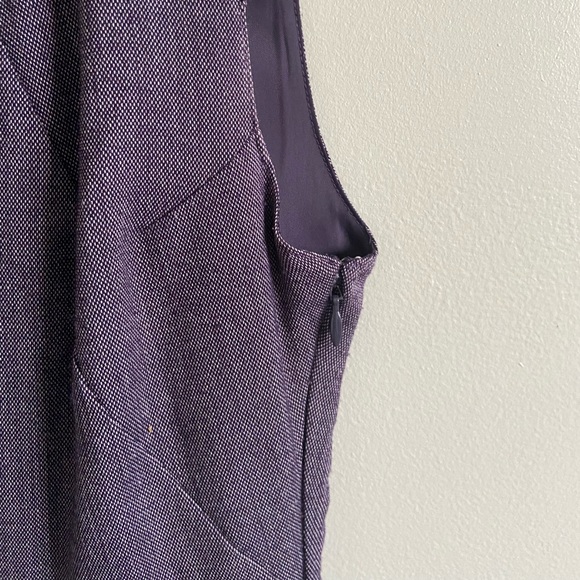 Gap V Neck Purple Dress with Pockets - Picture 3 of 10